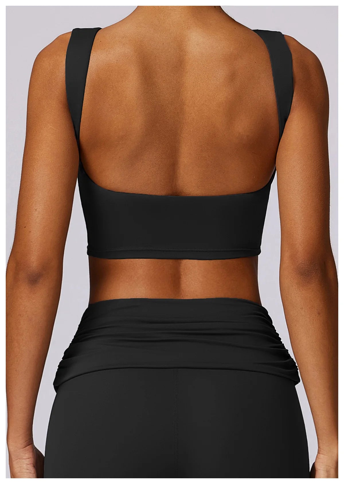Women's Yoga & Gym Sport Vest | Seamless Knit Crop Top