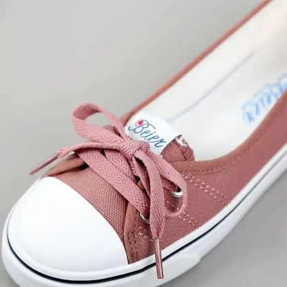 The "Everyday Muse" Low-Top Lace Up Canvas  Shoes: Effortless Chic