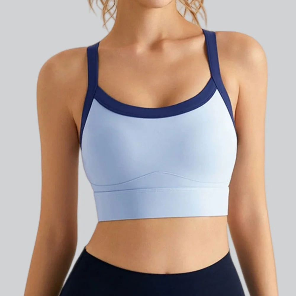High-Impact Sculpt &amp; Support Yoga Vest Sports Bra