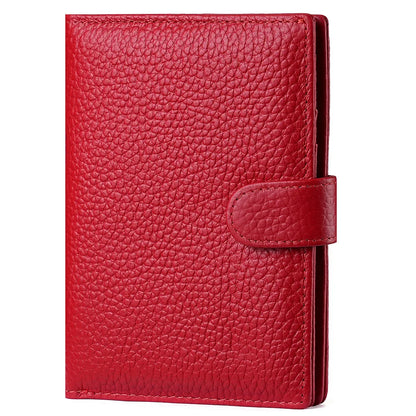 The Jetset Nomad: Pebbled Leather RFID Passport & Travel Wallet