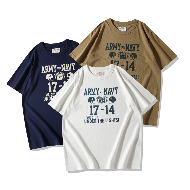 OKONKWO "Army vs Navy 1977" Heavyweight 210gsm Vintage Graphic Tee | ATELIER 77