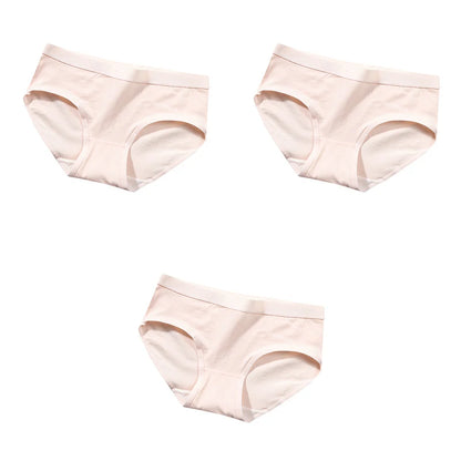 The Bauhaus Rhythm Set | Minimalist Mid-Rise Women's Cotton Briefs (3-Pack)