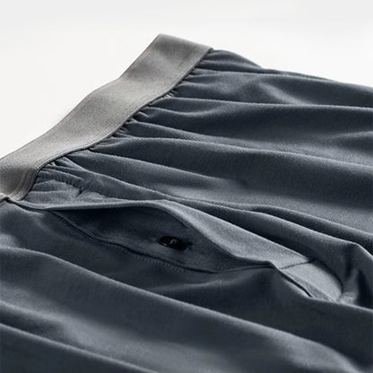 The Antonioni Modal Lounge Short — Shadow Grey — Plus-Size Underwear