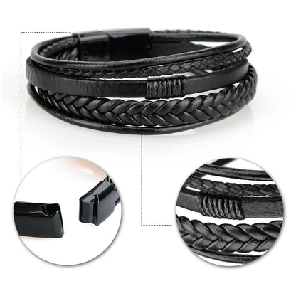 Men's Genuine Leather Bracelet