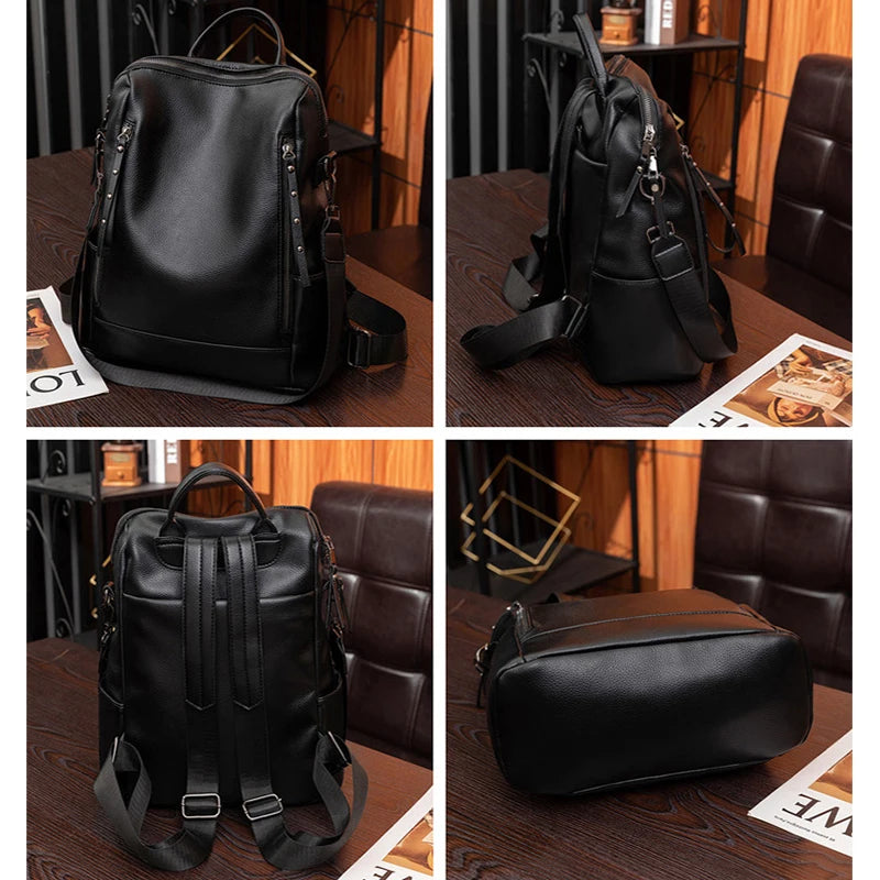 Women's Genuine Leather Backpack