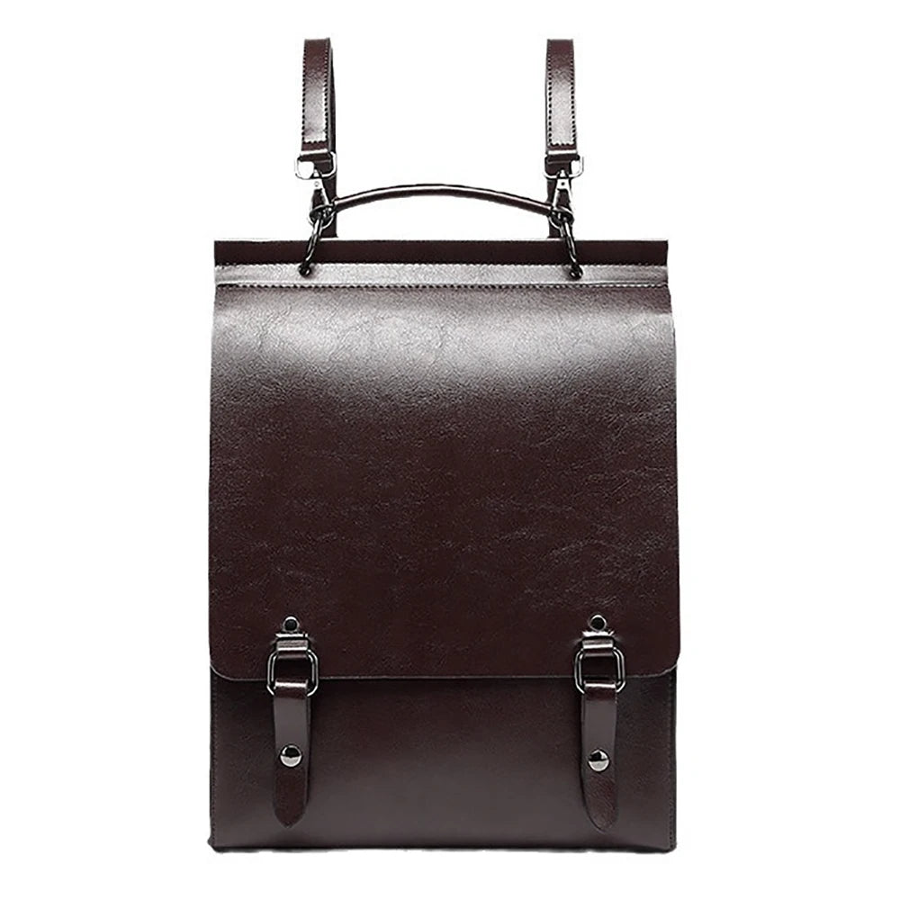 Women's Cowhide Leather Backpack | Convertible Crossbody & Shoulder Bag