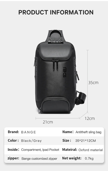 The Urban Vanguard Sling Crossbody Bag | Security Meets Style