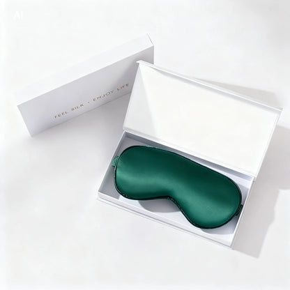 The Nocturne Eye Mask: 16 Momme Pure Mulberry Silk Sleep Sanctuary