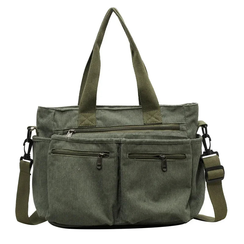 Corduroy Shoulder Bag