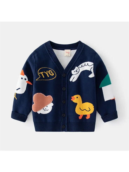 Boy's cardigan sweater