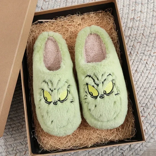 Women's Christmas Plush Winter Slippers