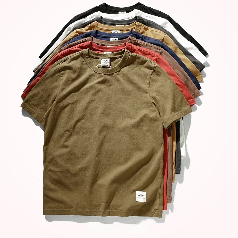 Men's Heritage Short Sleeve Casual Tee: Authentic American Vintage Essential