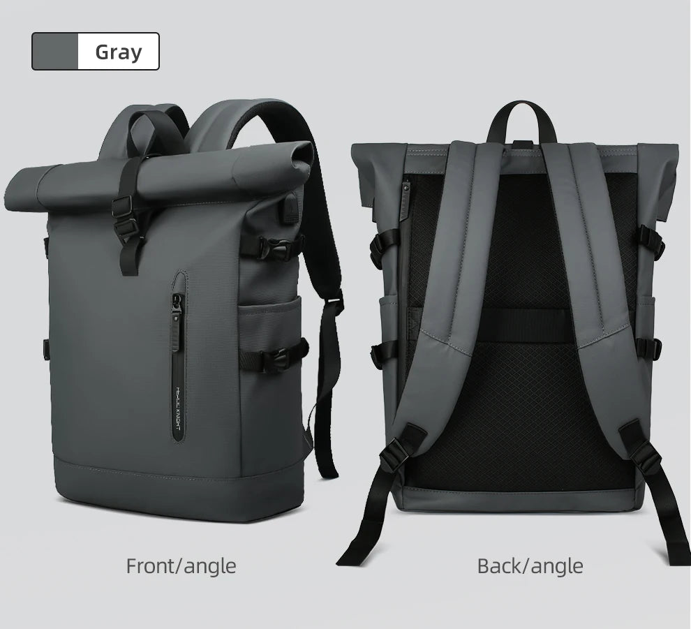 The Vanguard Rolltop Backpack: Where Urban Utility Meets Sculpted Minimalism