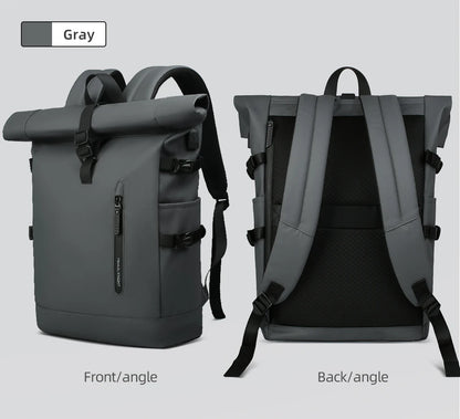 The Vanguard Rolltop Backpack: Where Urban Utility Meets Sculpted Minimalism