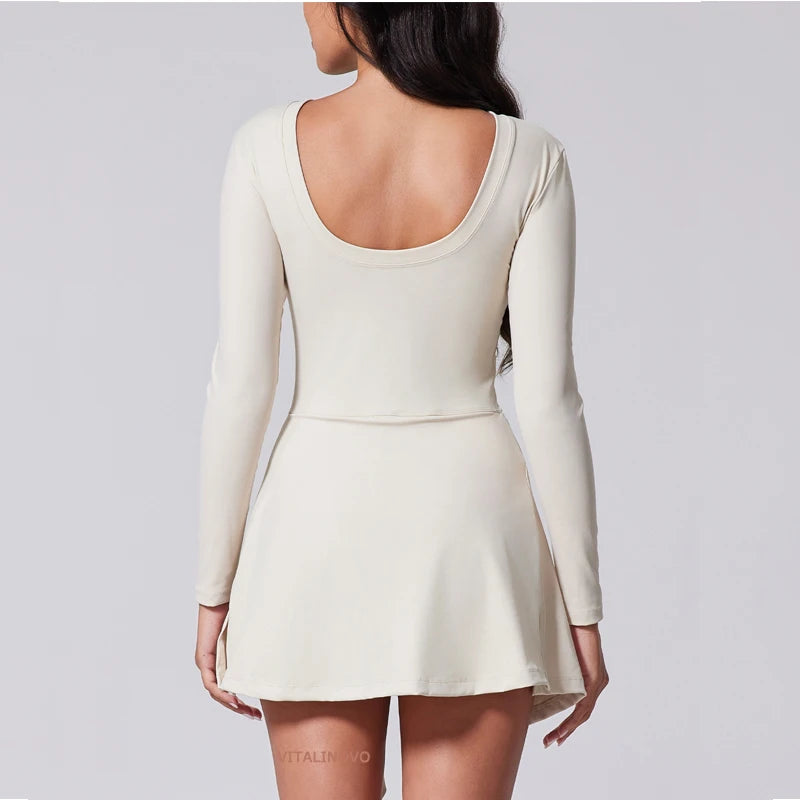 Court-to-Cocktails Wrap Tennis Dress