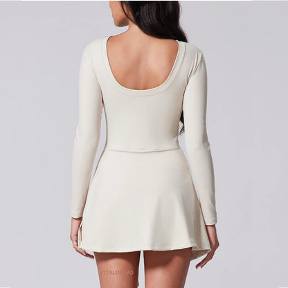 Court-to-Cocktails Wrap Tennis Dress