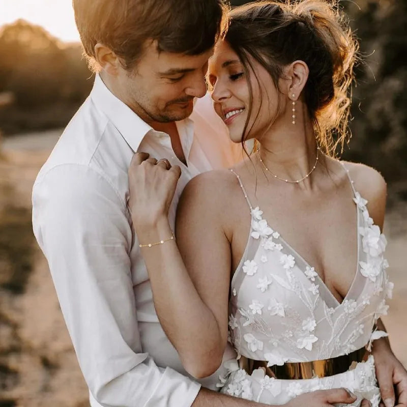 Gold Jewelry Set for Women 14K Gold/Silver Plated Pearl Necklace and Earring Set with Drop Earrings Bracelets Necklace