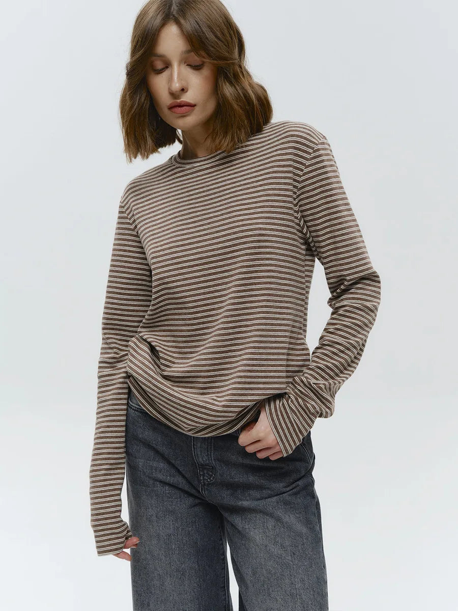 Effortless Chic: The Ultimate Monday-to-Sunday Striped Long Sleeve