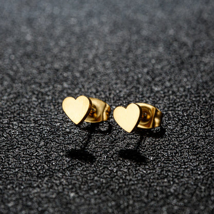 Sweet Heart Stud Earrings