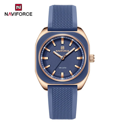 The Naviforce Polygon Women's Watch: Sculpted Simplicity for the Modern Wardrobe