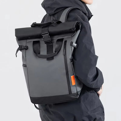 The Maverick Roll-Top Travel Laptop Rucksack | Urban Commuter, Outdoor, Camping Explorer, School  Backpack