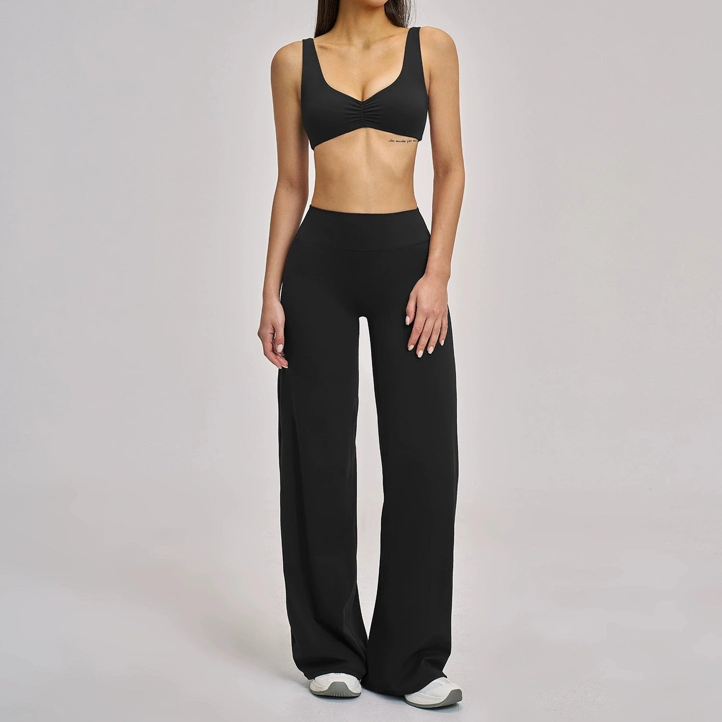 The Aura Ribbed Seamless Sports Yoga Set
