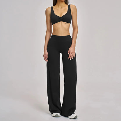 The Aura Ribbed Seamless Sports Yoga Set