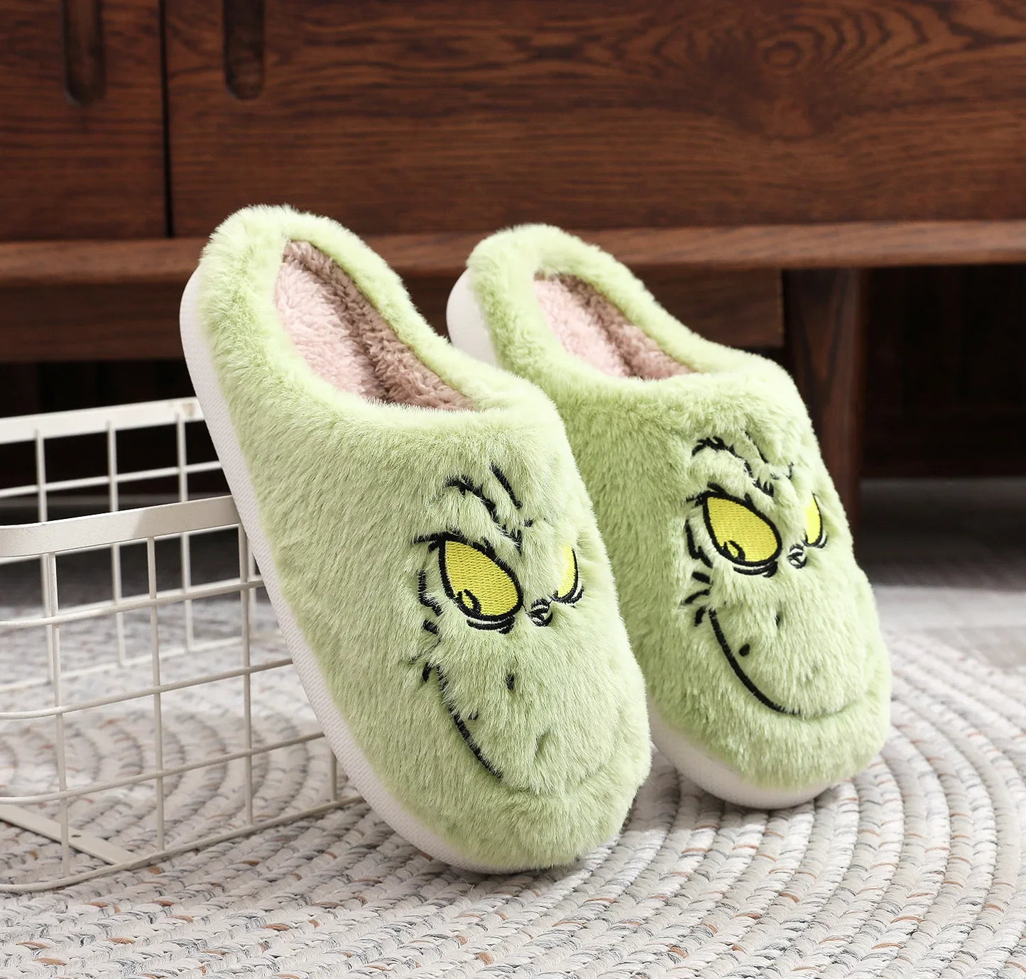 Women's Christmas Plush Winter Slippers