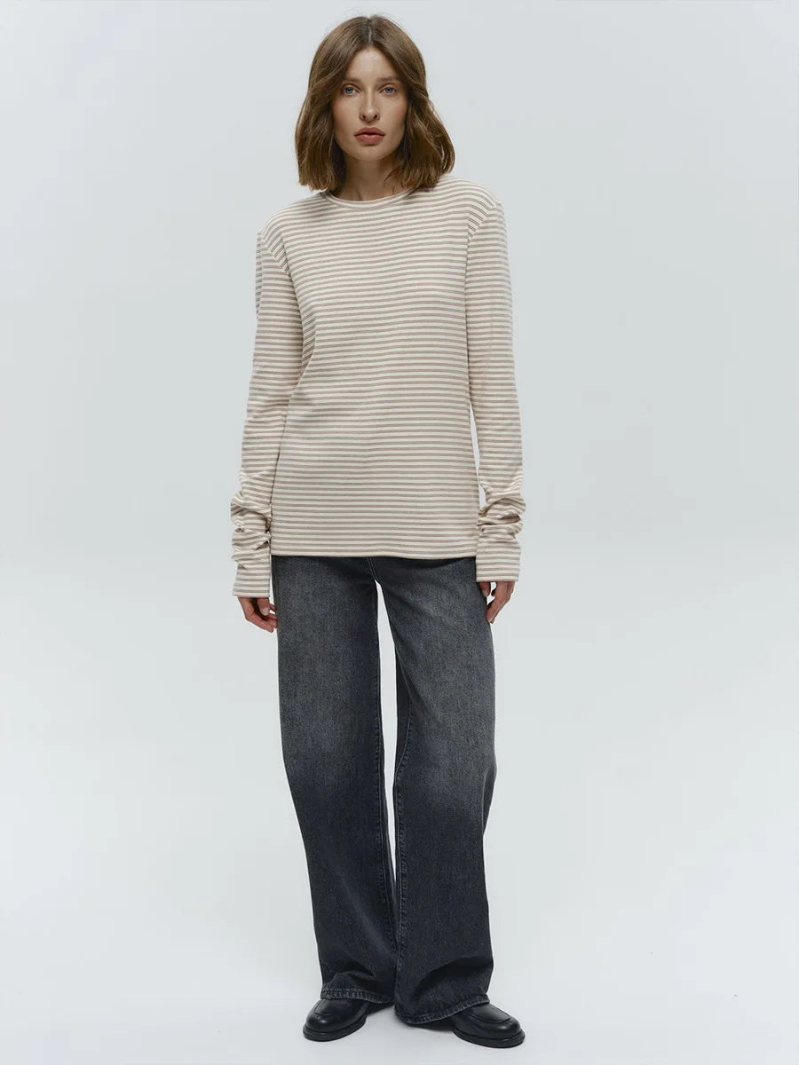 Effortless Chic: The Ultimate Monday-to-Sunday Striped Long Sleeve