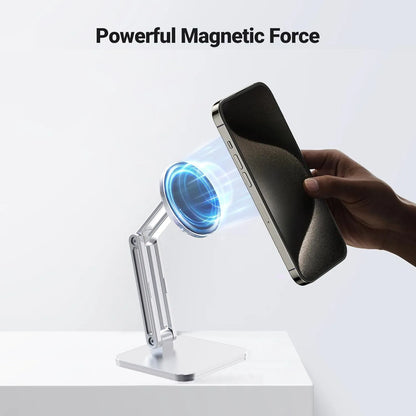 Elevate Your View: The Sculptural Magnetic Desktop Stand