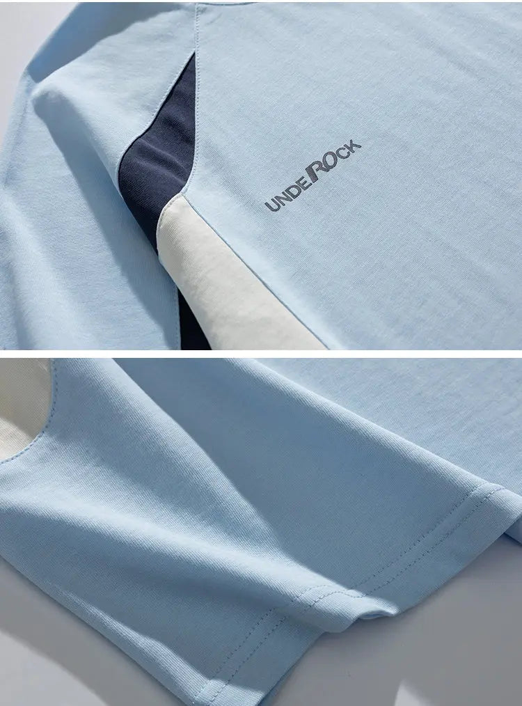 The Off-Pitch Essential: Retro-Sport Patchwork Tee