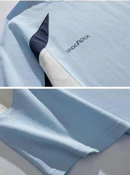 The Off-Pitch Essential: Retro-Sport Patchwork Tee