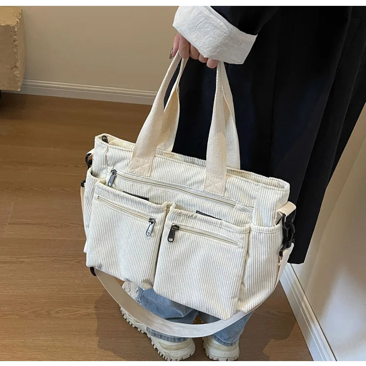 Corduroy Shoulder Bag