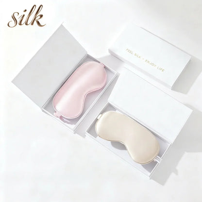The Nocturne Eye Mask: 16 Momme Pure Mulberry Silk Sleep Sanctuary