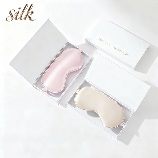 The Nocturne Eye Mask: 16 Momme Pure Mulberry Silk Sleep Sanctuary