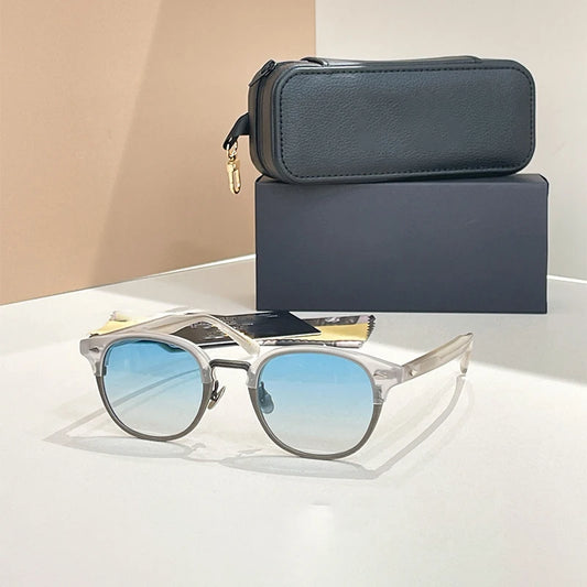 The Iconoclast | Timeless Luxury Oval Acetate Sunglasses