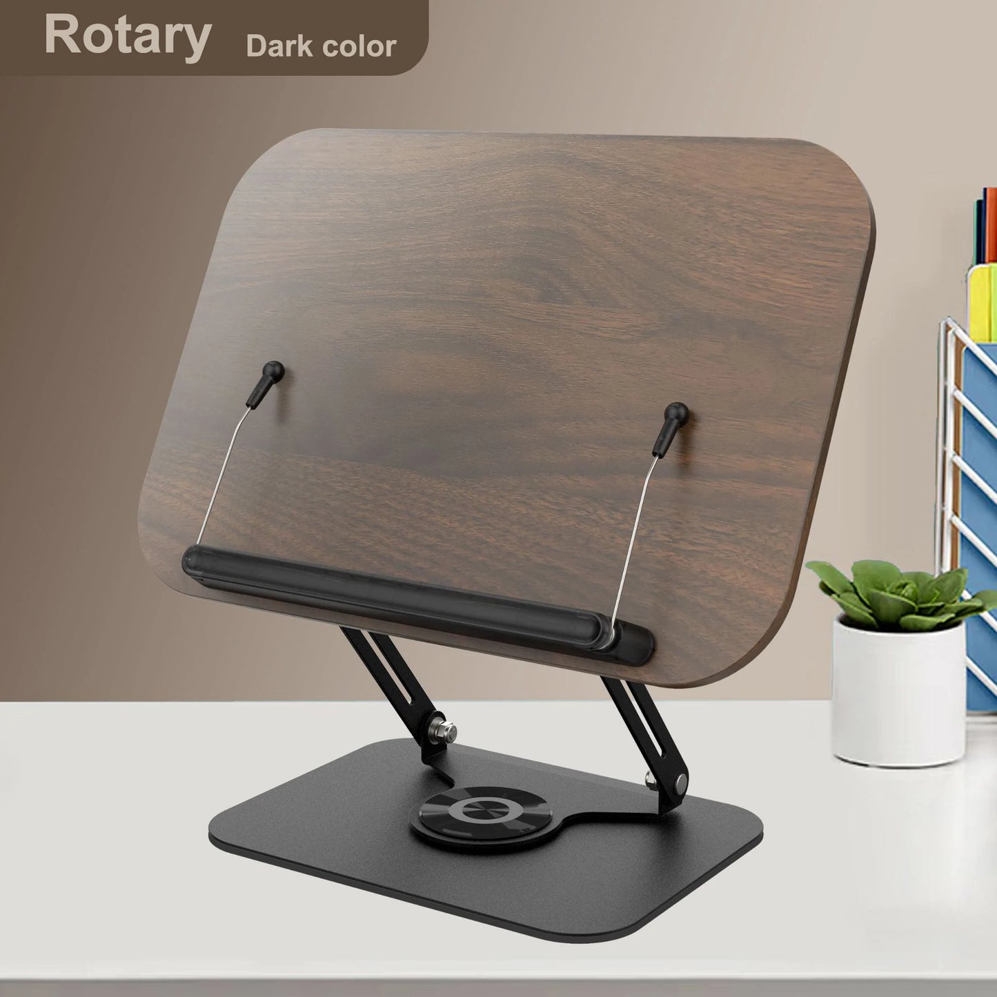 Elevate Your View: The 360° Desktop Curator Book | iPad | Tablet | Laptop Stand