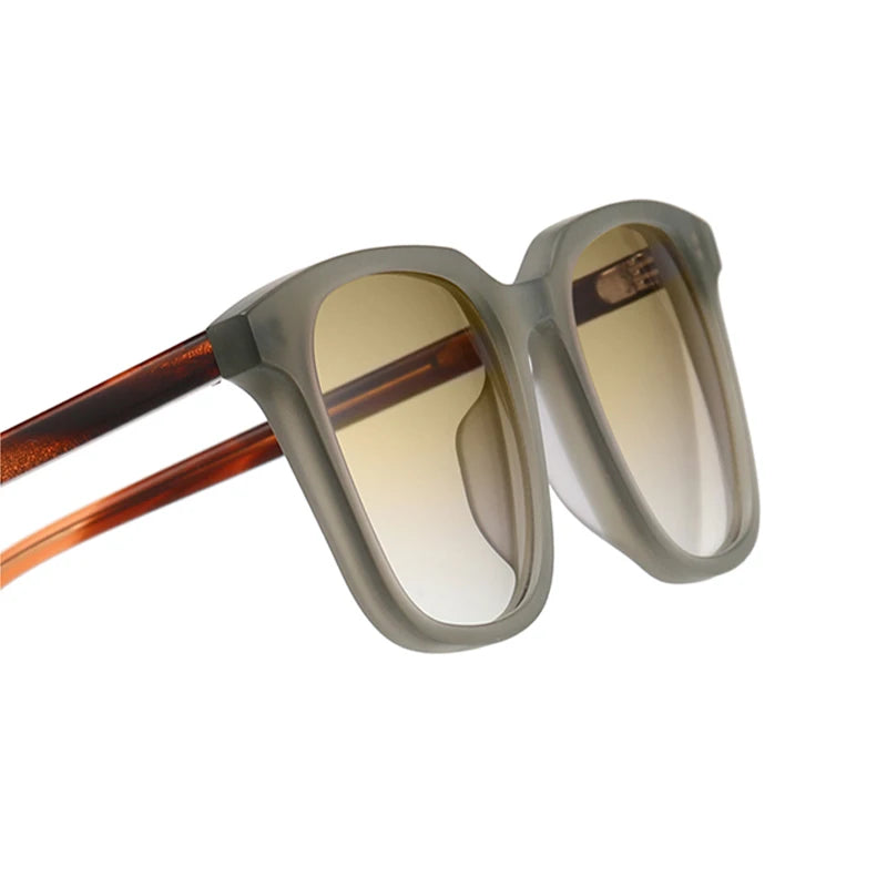 Monolith Square: Sculpted Acetate & Gradient Lenses