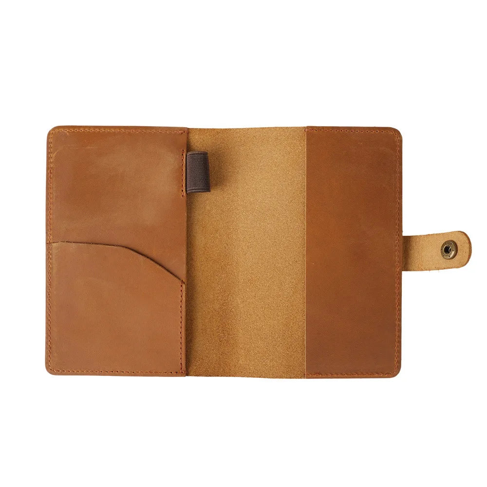 The Nomad’s Daily Anchor | Genuine Leather Pocket Journal Cover
