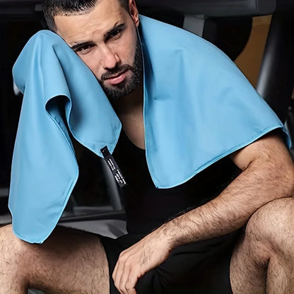 Ultra-Absorbent Microfibre Gym Towel | Quick-Drying Sports & Travel Gear