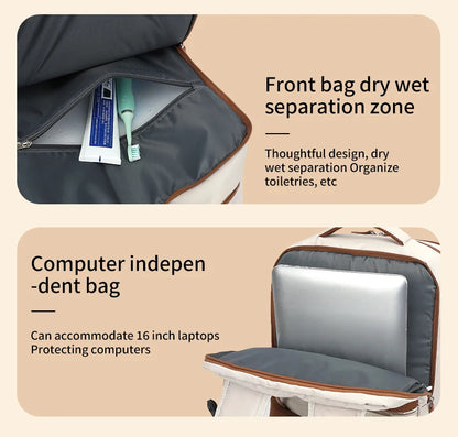 The Ultimate "Jet-Set & Forget" Travel Companion | Travel Backpack 40x20x30