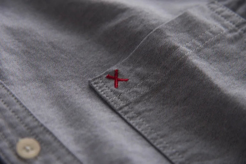 Men's Japanese Retro Oxford Shirt