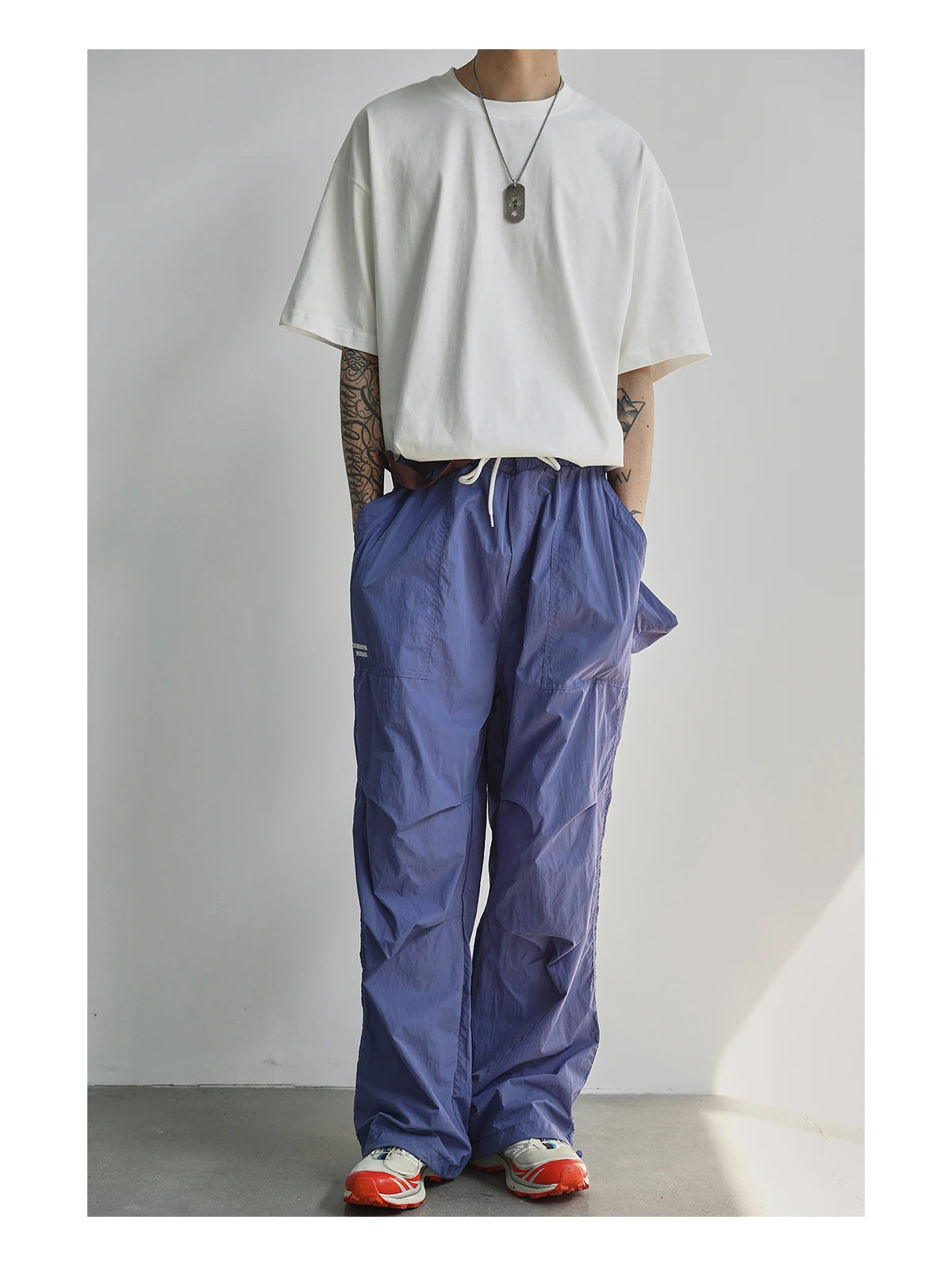 Men's The Summit Outdoor Trouser: Nylon Wide-Leg Utility Pants