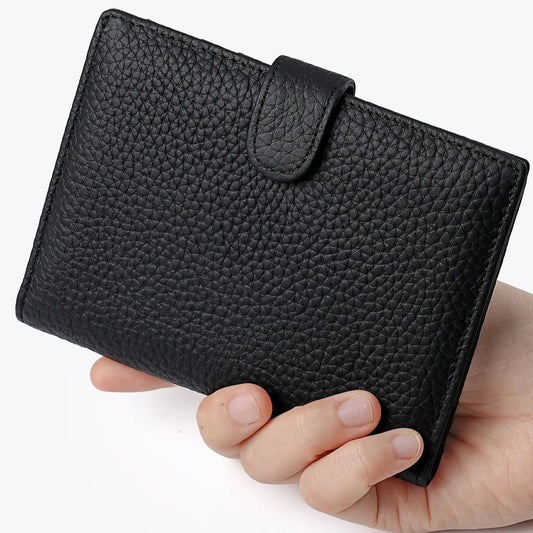The Jetset Nomad: Pebbled Leather RFID Passport & Travel Wallet