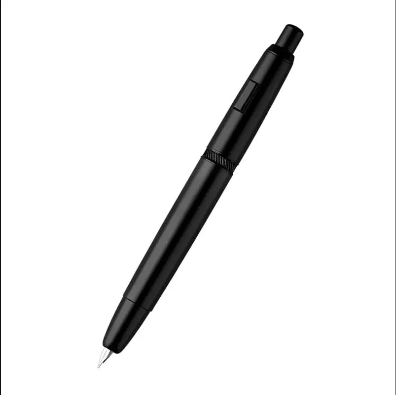 The Executive Grip: Metal Press Luxury Fountain Pen – Effortless Style, Precision Writing.