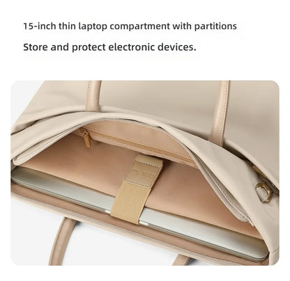 The Brutalist Carryall: 15-Inch Waterproof Nylon Executive Tote | GOLF