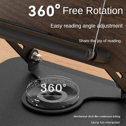 Elevate Your View: The 360° Desktop Curator Book | iPad | Tablet | Laptop Stand