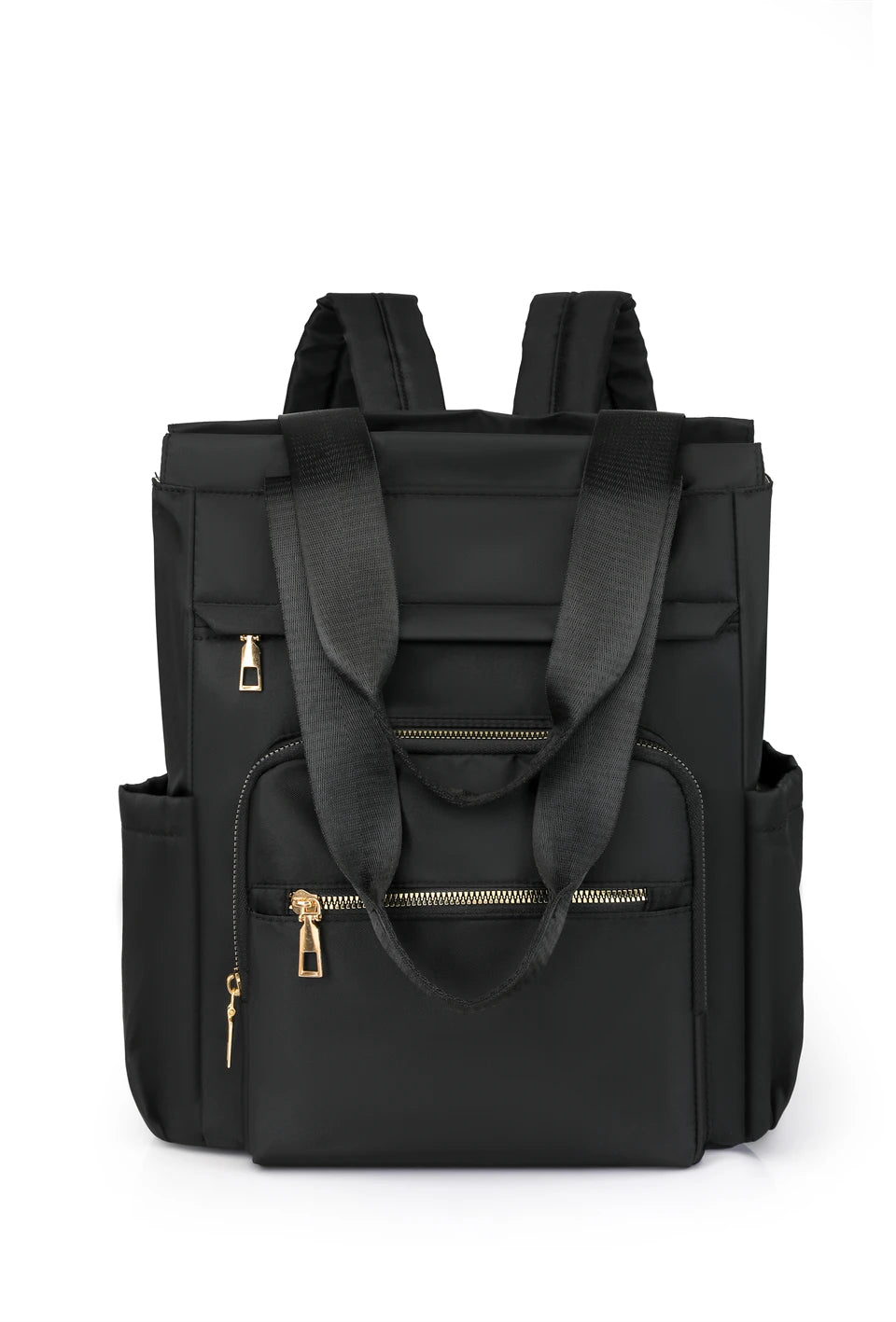 The Contemporary Carryall: Women's Chic Nylon Shoulder Backpack
