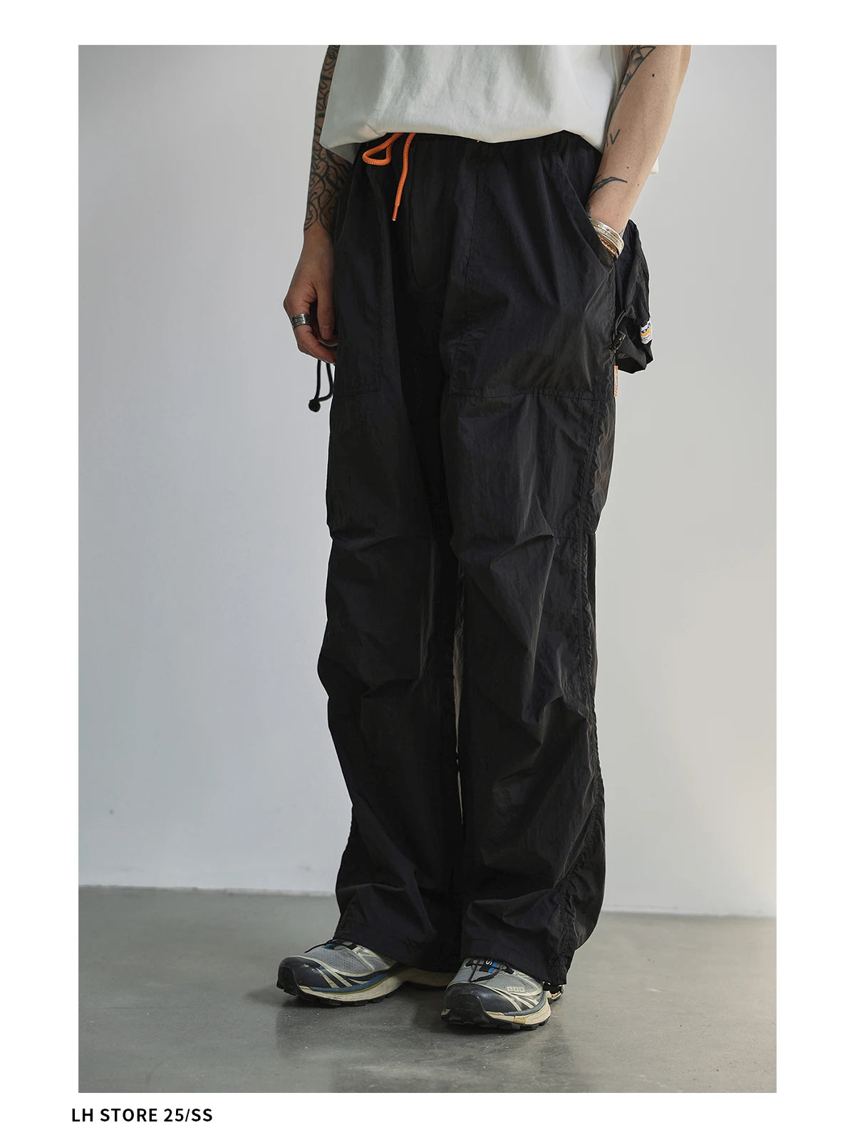 Men's The Summit Outdoor Trouser: Nylon Wide-Leg Utility Pants
