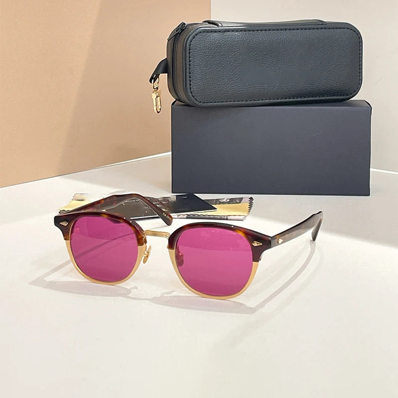 The Iconoclast | Timeless Luxury Oval Acetate Sunglasses